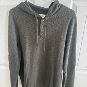 Hurley Men's Green Hooded Shirt